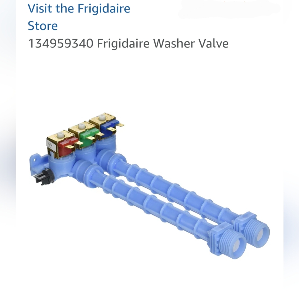 Frigidaire NWOT Washer Water Inlet Dispenser Valve Replacement 134959340